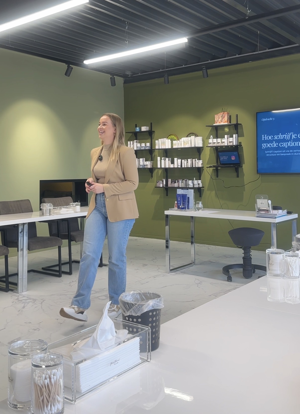 Demi Groen social media training